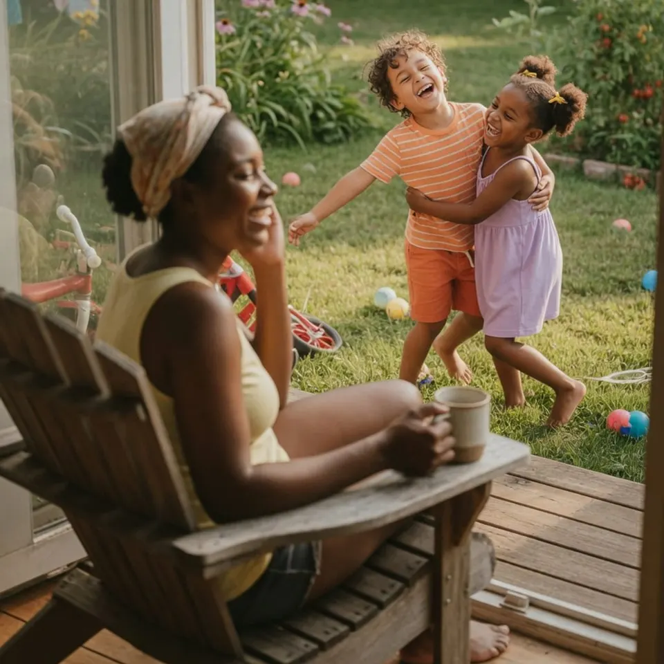 Children playing happily outside — Liftoff ABA in New Jersey